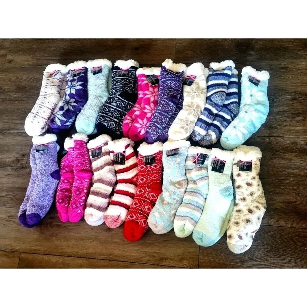 Cuddli Dud Socks! 🧦 Softest socks ever!! 1 Pair Left!! Brown/White